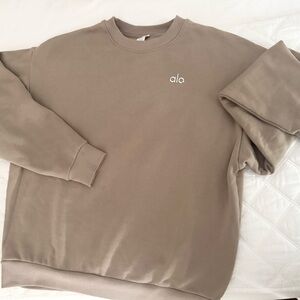 ALO Yoga Women's Gravel Crewneck Top